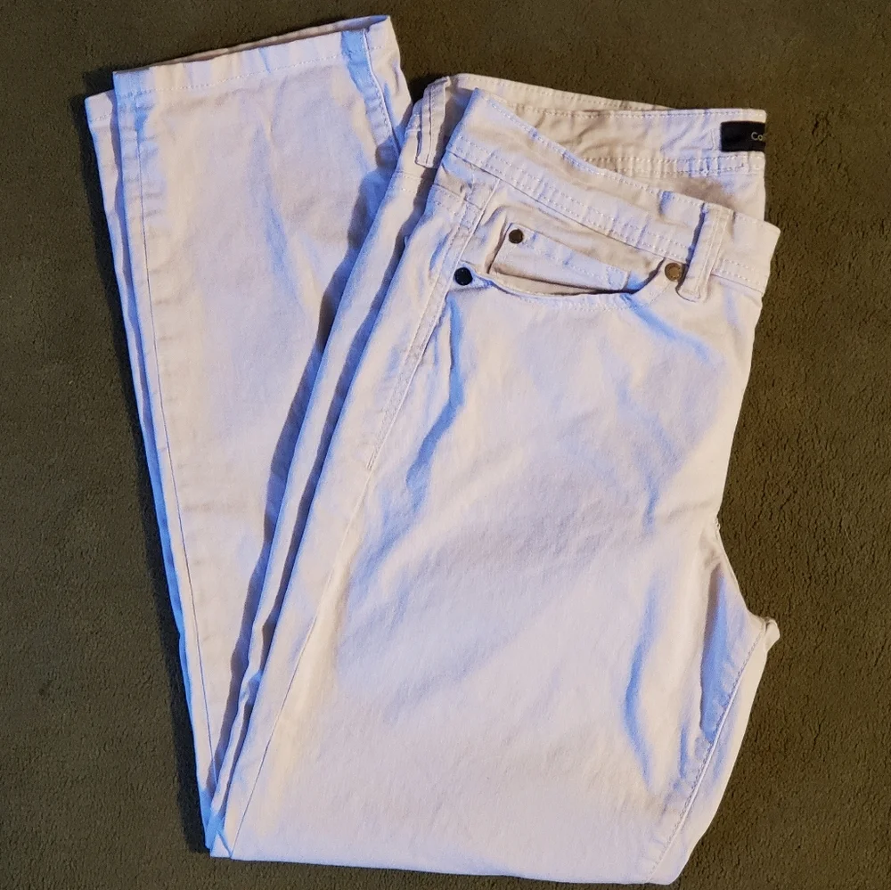 Calvin Klein Womens Skinny Cropped Jeans - Picture 3 of 5